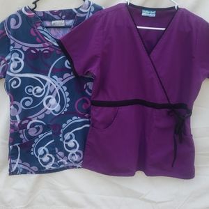 Women's M/L women's medical scrub tops
